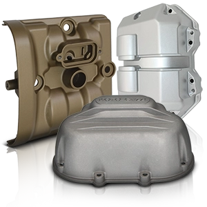 Couvercles de soupapes pour moteurs de motos, disponibles en différentes formes, couleurs et matériaux.